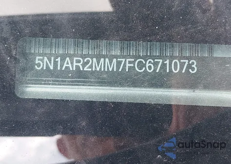 2015 Nissan Pathfinder Platinum/S/Sl/Sv из США, поврежденный, VIN 5N1AR2MM7FC671073